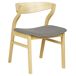 Beliani Silla de comedor MAROA Beliani Silla de comedor MAROA Blanco/ Negro