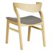 Beliani Silla de comedor MAROA Beliani Silla de comedor MAROA Blanco/ Negro