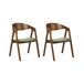 Beliani Silla de comedor YUBA Beliani Silla de comedor YUBA Verde Oscuro