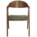 Beliani Silla de comedor YUBA Beliani Silla de comedor YUBA Verde Oscuro