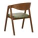 Beliani Silla de comedor YUBA Beliani Silla de comedor YUBA Verde Oscuro