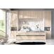 Composição de quarto com efeito madeira Composição de quarto com efeito madeira Blanco