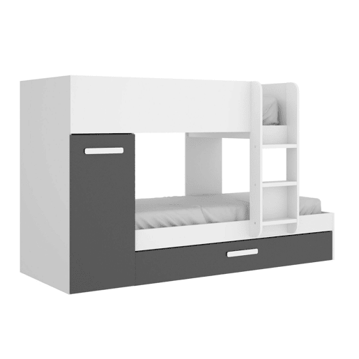 Composição de quarto com efeito madeira Composição de quarto com efeito madeira