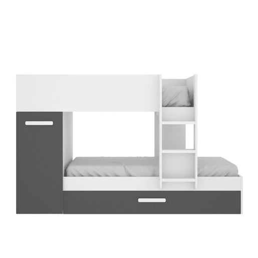 Composição de quarto com efeito madeira Composição de quarto com efeito madeira
