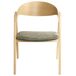Beliani Silla de comedor YUBA Beliani Silla de comedor YUBA Verde Oscuro