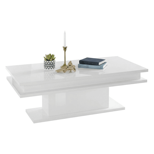 Mesa de centro com efeito madeira