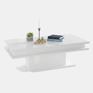 Mesa de centro com efeito madeira