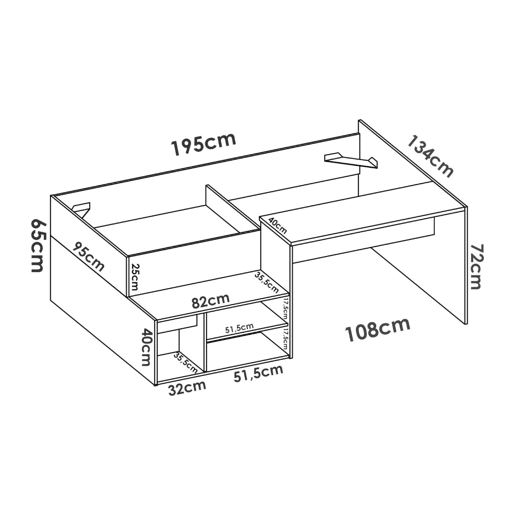 Composição de quarto com efeito madeira