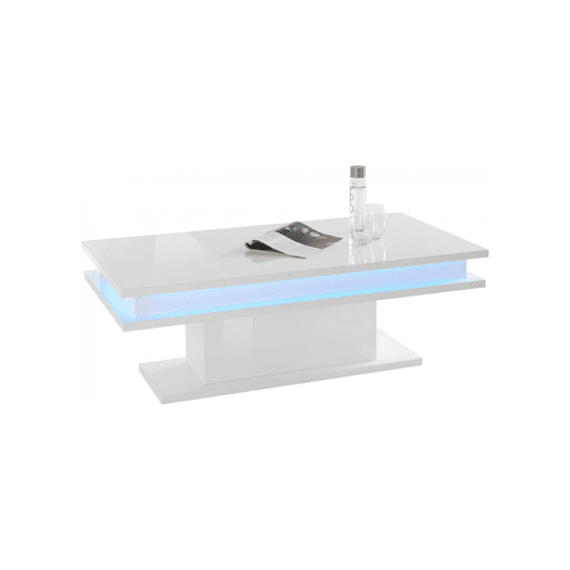 Mesa de centro com efeito madeira
