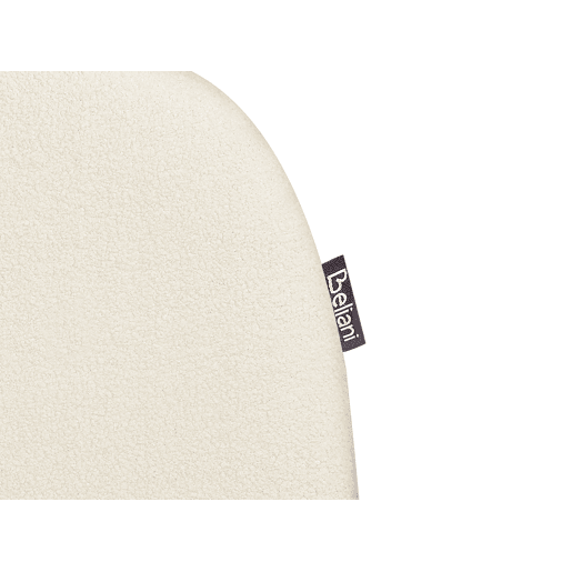 Cama Bouclé ROISEL 180 x 200 cm Creme claro Cama Bouclé ROISEL 180 x 200 cm Creme claro