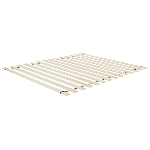 Cama Bouclé ROISEL 180 x 200 cm Creme claro Cama Bouclé ROISEL 180 x 200 cm Creme claro