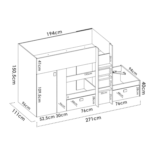 Composição de quarto com efeito madeira Composição de quarto com efeito madeira