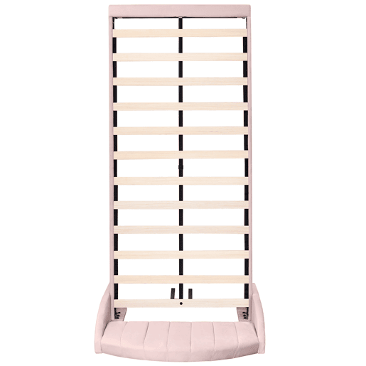 Cama de solteiro de veludo 90x200cm,rosa Cama de solteiro de veludo 90x200cm,rosa