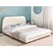 Beliani Cama Bouclé ROISEL 181x226 Beliani Cama Bouclé ROISEL 181x226 Beige
