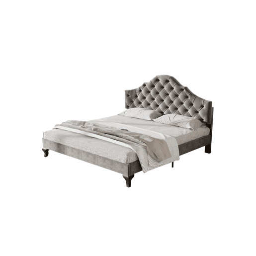 Cama de solteiro de veludo 90x200cm,cinzento Cama de solteiro de veludo 90x200cm,cinzento