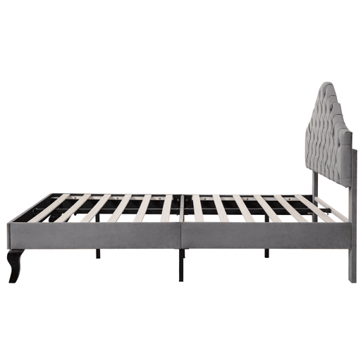 Cama de solteiro de veludo 90x200cm,cinzento Cama de solteiro de veludo 90x200cm,cinzento