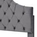 Cama individual de terciopelo 90x203 Cama individual de terciopelo 90x203 Gris