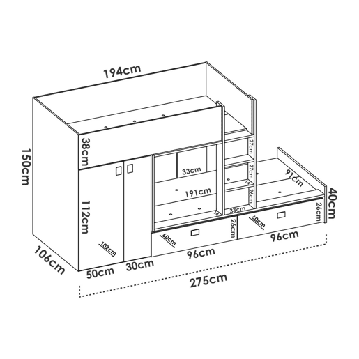 Composição de quarto com efeito madeira