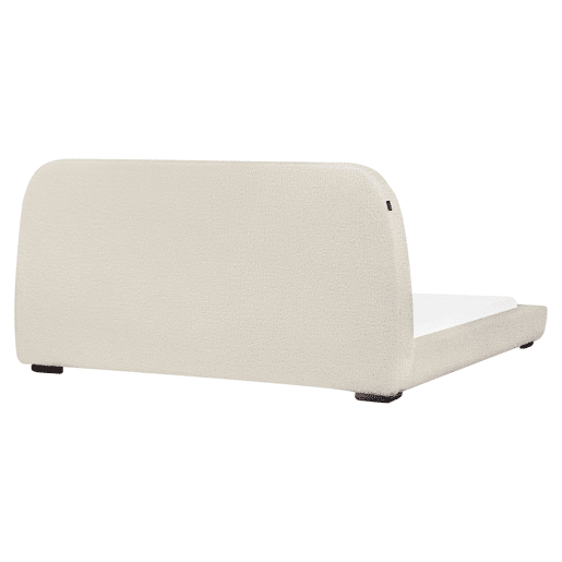 Beliani Cama de água Bouclé ROISEL