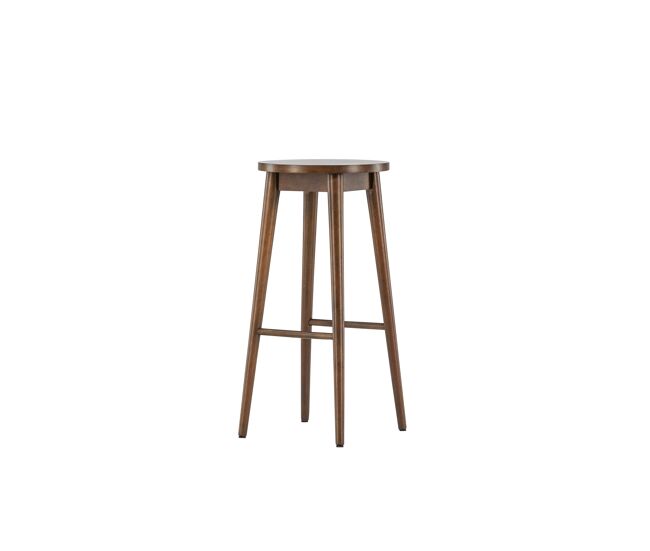 Taburete alto mollösand bs 1nos 36x36x75 marrón