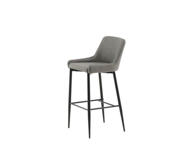 Taburete alto plaza bs 1nos 48x57x105 gris