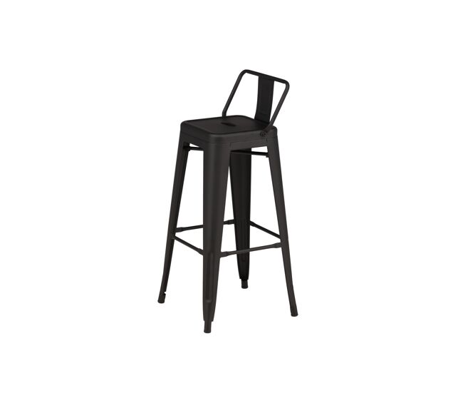 Taburete alto tempe bs 1nos 43x43x94 negro