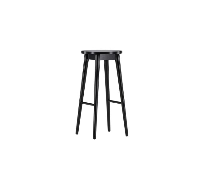 Taburete alto mollösand bs 1nos 36x36x75 negro