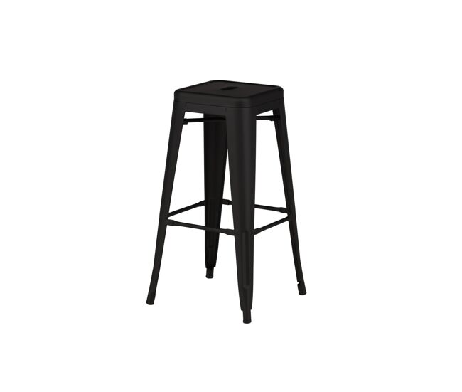 Taburete alto tempe bs 1nos 43x43x76 negro