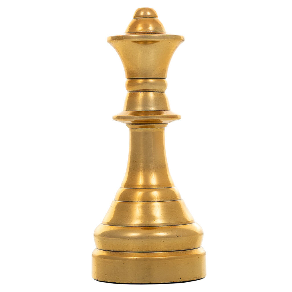 Reina de ajedrez de aluminio