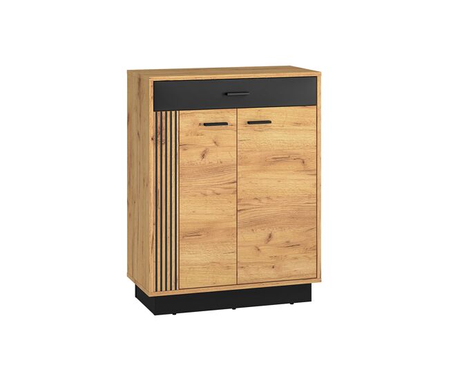 Mueble zapatero 2 puertas abatibles 1 cajón Nilo Madera