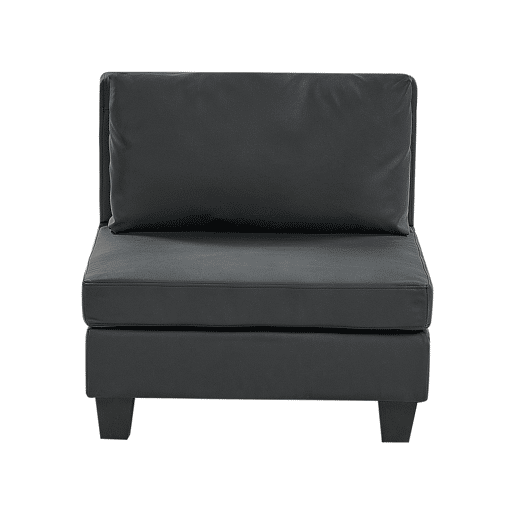 Poltrona modular UNSTAD Pele sintética Preto Poltrona modular UNSTAD Pele sintética Preto