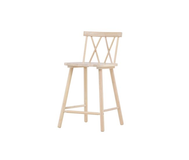 Taburete alto mollösand bs 1nos 43x44x90 natural