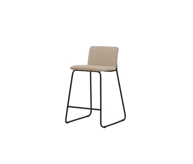 Taburete alto bisbee bs 1nos 41x50x84 beige