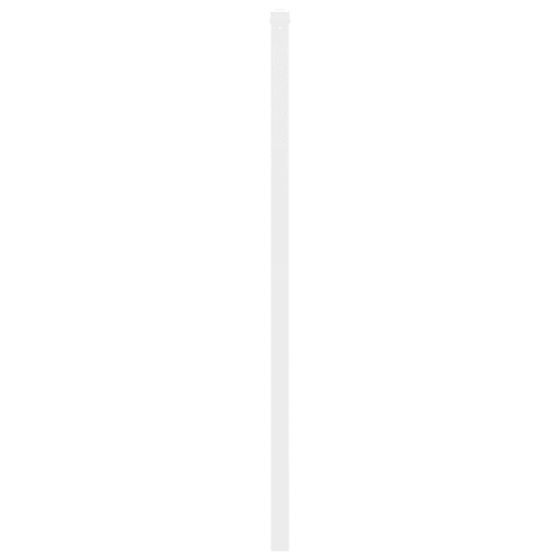 vidaXL Cabeceira de cama 80 cm metal branco vidaXL Cabeceira de cama 80 cm metal branco