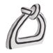 Beliani Figura decorativa ZANDER Beliani Figura decorativa ZANDER Blanco/ Negro