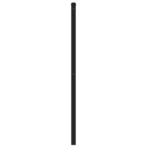 vidaXL Cabeceira de cama 200 cm metal preto vidaXL Cabeceira de cama 200 cm metal preto