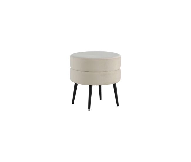 Puff pot p 1nos 40x40x40 beige