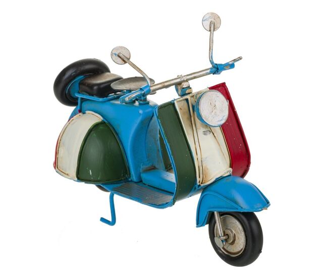 Moto scooter de metal 16x7x11