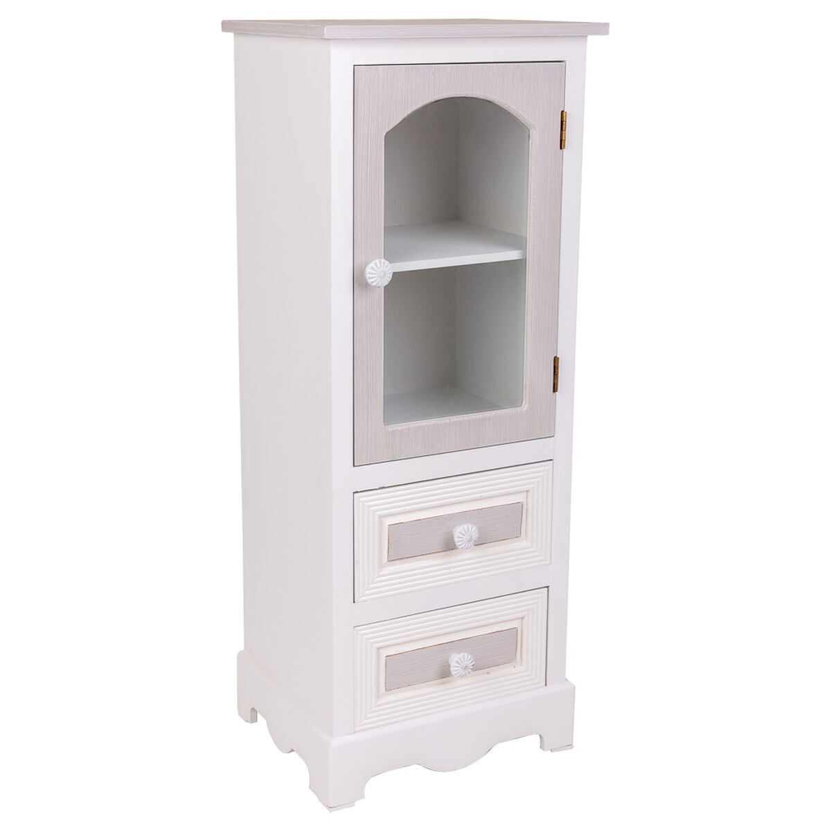 Vitrina alexandra house living madera mdf 26 x 80 x 32 cm