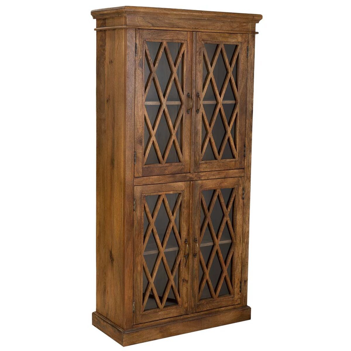 Vitrina alexandra house living madera vidrio 40 x 183 x 90 cm