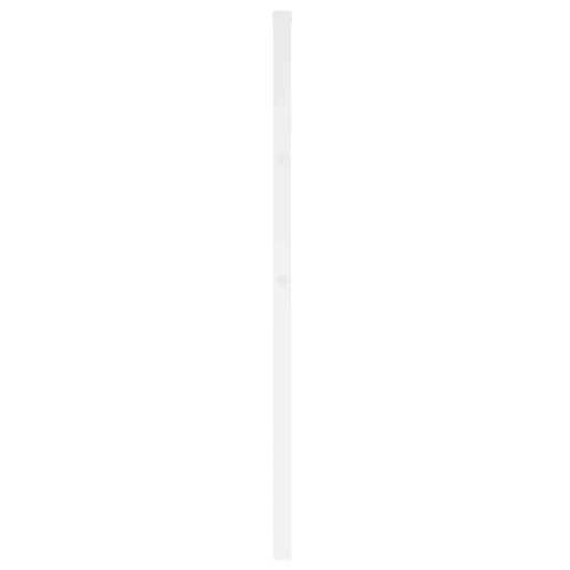vidaXL Cabeceira de cama 100 cm metal branco vidaXL Cabeceira de cama 100 cm metal branco