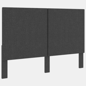 vidaXL Cabeceira de cama 180x200 cm tecido cinzento-escuro