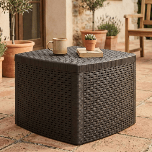 Mesa de apoio exterior em PVC