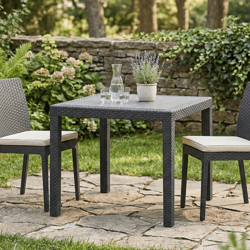 Mesa de jardim em PVC