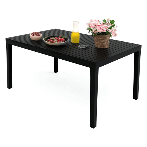 Mesa de jardim em PVC Mesa de jardim em PVC