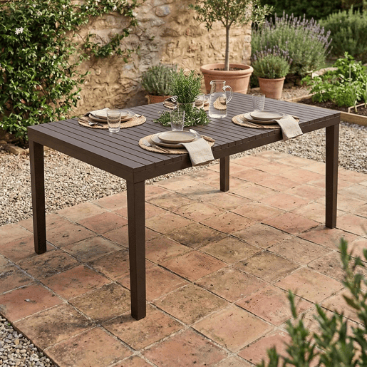 Mesa de jardim em PVC Mesa de jardim em PVC