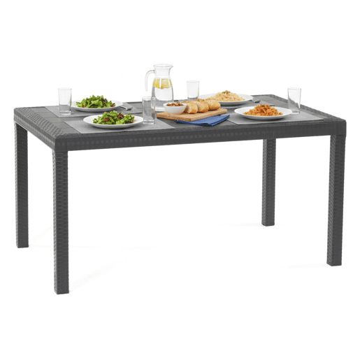 Mesa de jardim em PVC Mesa de jardim em PVC