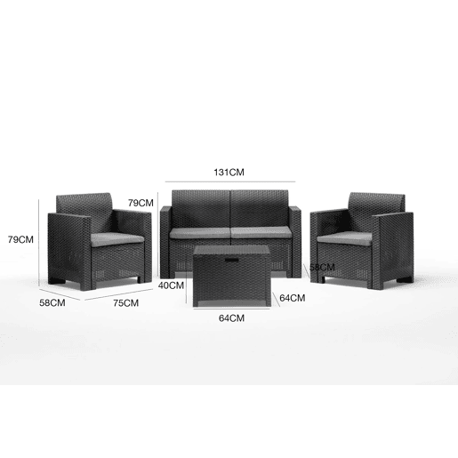 Sala de estar exterior em PVC Sala de estar exterior em PVC