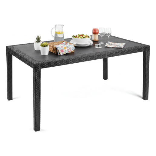Mesa de jardim em PVC