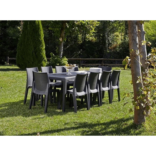 Mesa de jardim em PVC Mesa de jardim em PVC